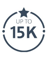 up to 15k