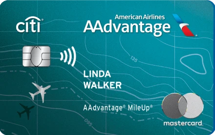 Cardface of American Airlines AAdvantage® MileUp® Card